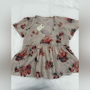 lucky brand blouse NWT